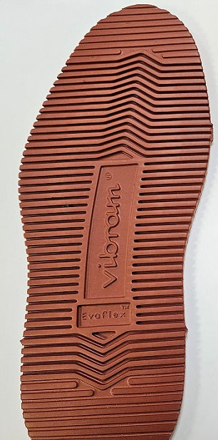 Vibram 2070 style full soles, light terra cotta color, size 10