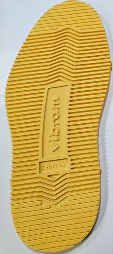 Vibram 2070 style EVA full sole, 12 iron, yellow, size 9 - 12