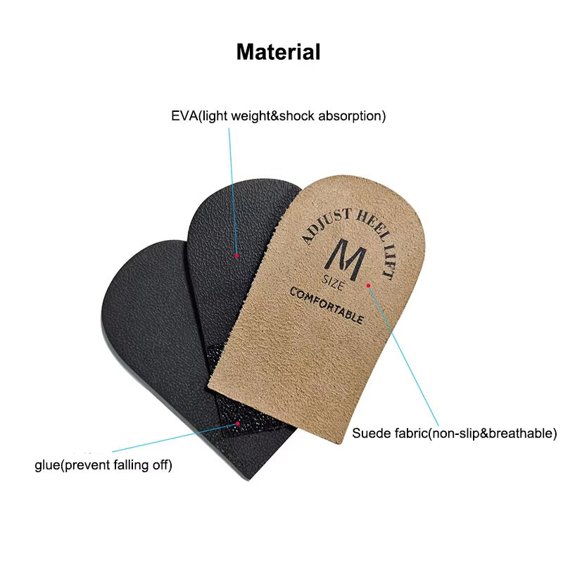 Adjustable heel lifts, sm, med, lg