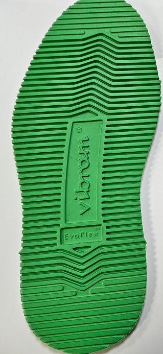 Vibram 2070 style EVA full sole, 12 iron, green, size 9 - 14