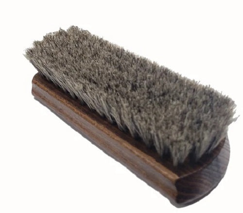 Meltonian 8" professional Horsehair shoe shine brushes