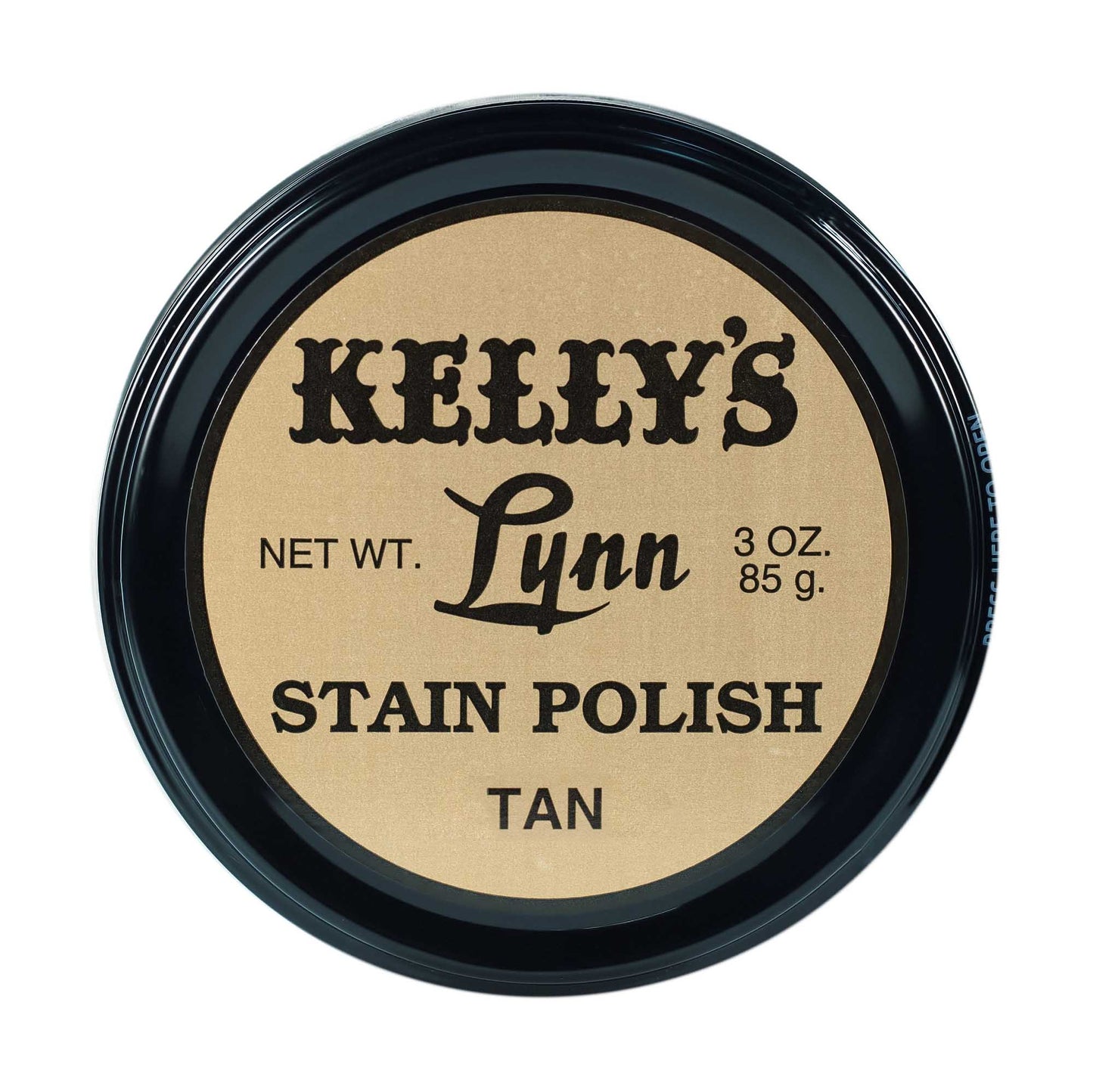 Kelly stain wax, 3 ounce, tan